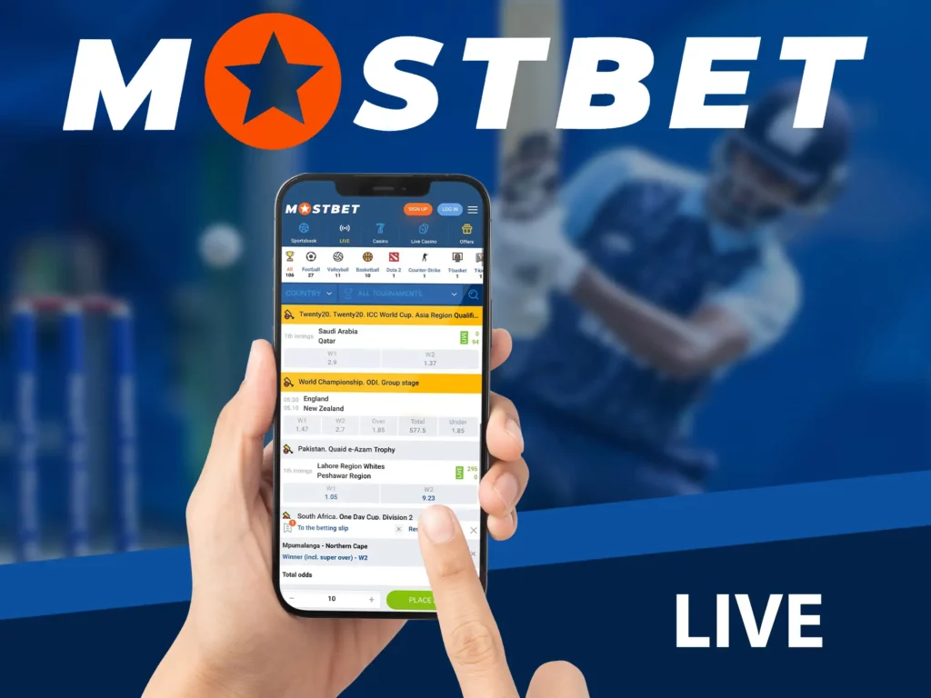 Live Broadcasts Mostbet